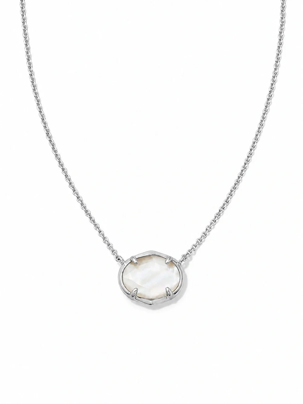 Kendra Scott Henley Pendant Necklace - Ivory/Silver